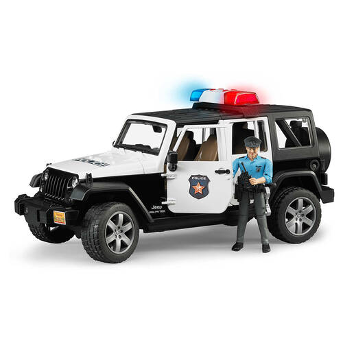 Bruder 1:6 JEEP Wrangler Rubicon Police w/ L&S Access