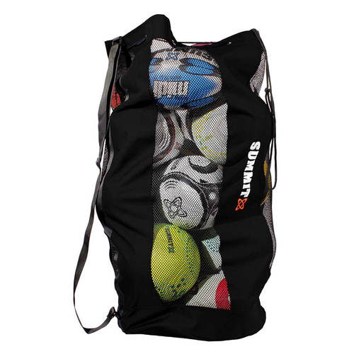 Summit Durable Mesh Ball Bag for Soccer/Football/Rugby/Sport