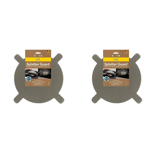 2PK Nostik Silicone+Fibreglass Splatter Guard Liner 28cm - Grey