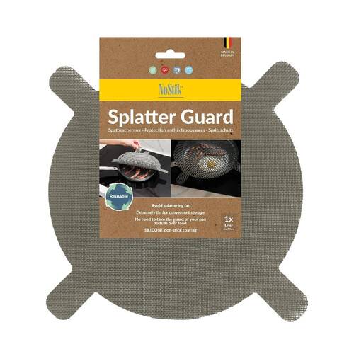 Nostik Silicone+Fibreglass Splatter Guard Liner 32cm - Grey