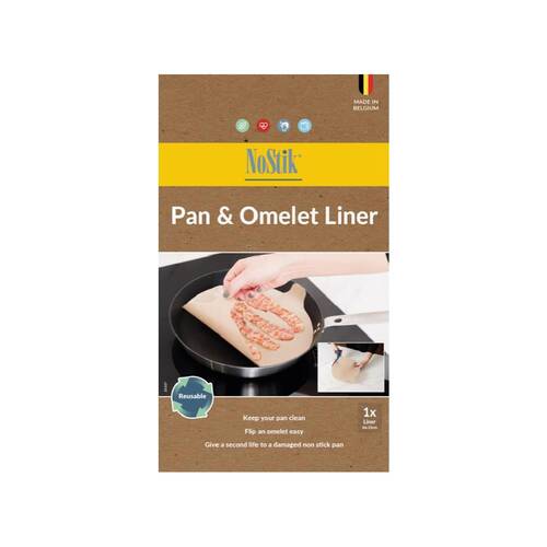 Nostik Silicone+Fibreglass Pan & Omelet Liner 24cm - Grey
