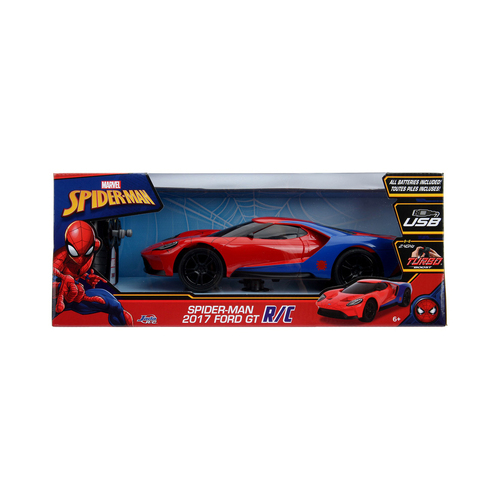 Jada Toys Marvel Spiderman 2.4GHz/1:16 R/C 2017 Ford GT Car 6y+