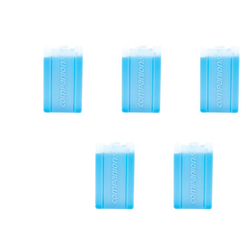 5PK Companion 350ml Ice Travel Cooler Brick Medium 16x9cm - Blue