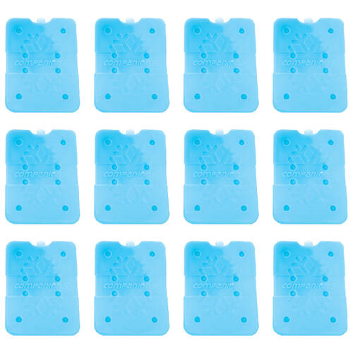 12PK Companion 150ml Ice Travel Cooler Brick Slim Small 16x12cm - Blue