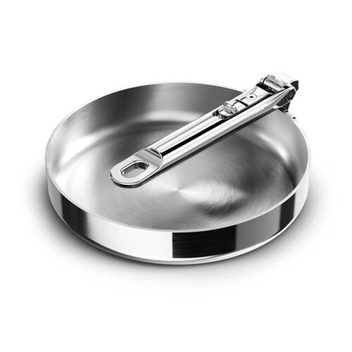 Joseph Joseph Space Saving 20c Frying Pan W/ Foldable Handle Stainless Steel