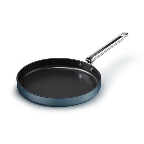 Joseph Joseph 28cm Shallow Induction Frying Pan W/ Foldable Handle Midnight Blue