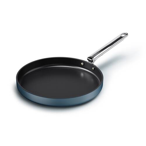 Joseph Joseph 30cm Shallow Induction Frying Pan W/ Foldable Handle Midnight Blue