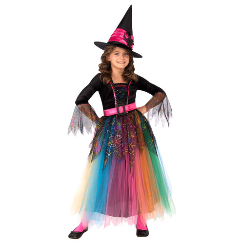 Rubies Spider Witch Kids Girls Dress Up Costume - Size M