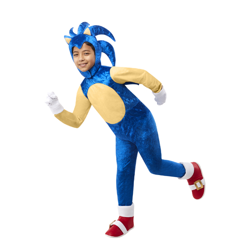 Marvel Sonic The Hedgehog Deluxe Boys Dress Up Costume - Size L