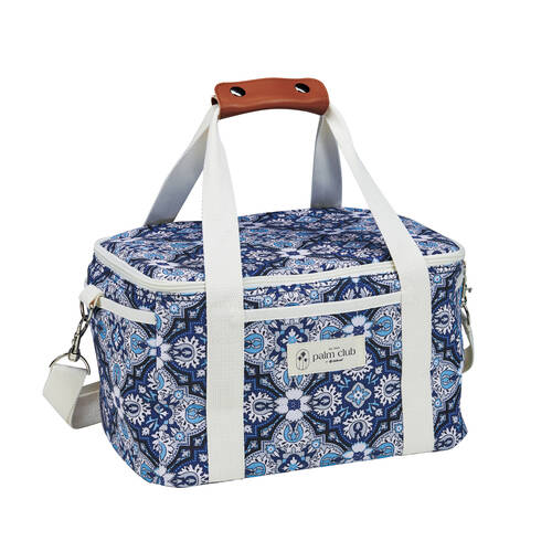 OZtrail Cotton Cooler Bag 32.5x23cm - Bells Beach Blue