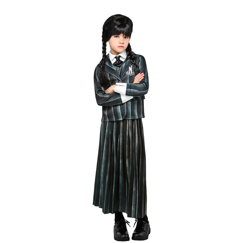 Wednesday Nevermore Academy Black Net Costume Party Dress-Up - Size M