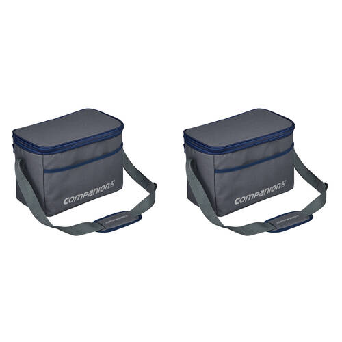 2PK Companion 12L/12 Can Soft Camping Cooler Bag 31x22cm - Grey