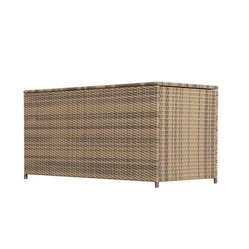 Arcadia Furniture PE Rattan Storage Box 122x60cm - Oatmeal