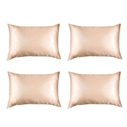 4PK Royal Comfort Pure Silk Pillowcase Single Pack 51x76cm - Lilac