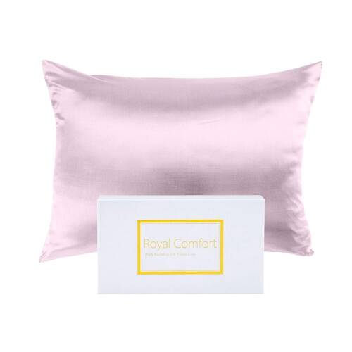 Royal Comfort Pure Silk Pillowcase Single Pack 51x76cm - Malaga Wine