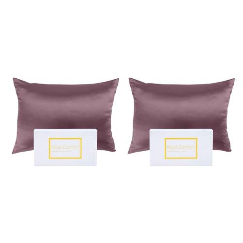 2PK Royal Comfort Pure Silk Pillowcase Single Pack 51x76cm - Sage