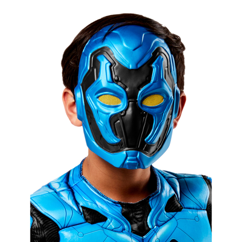 Dc Comics Blue Beetle Mask Costume Party Dress-Up - Size L 9-10y