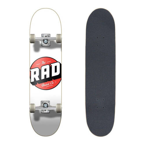 Rad Hardrock Mapple Deck Classic Skateboard 81.28x35.56cm - White