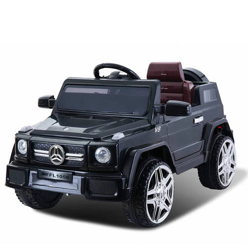 Mercedes Benz Replica Electric 12V Kids Plastic Ride On Car 93x58cm - Black