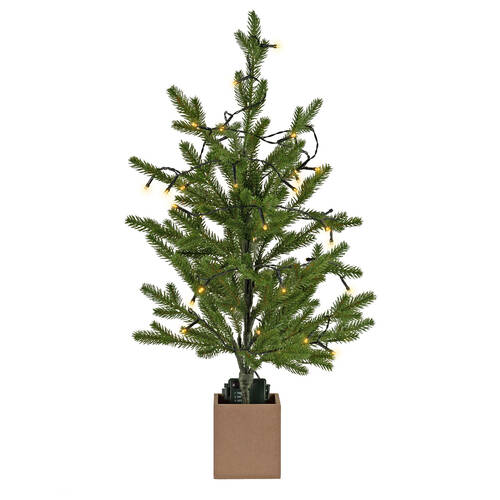 Santa's Helper Warm Light Christmas Tree Decoration 60cm
