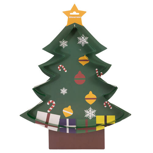 Bread and Butter Stainless Steel Jumbo Tree Cookie Cutter 34cm - Green