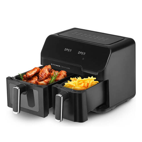 Kitchen Couture 10L 240W Flex View Air Fryer 38x30cm - Black
