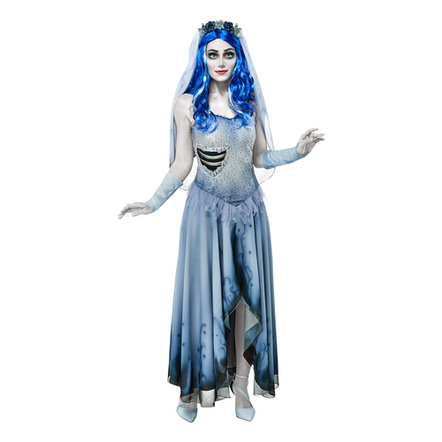 Corpse Bride Emily Corpse Bride Women's Costume Party Dress-Up - Size S