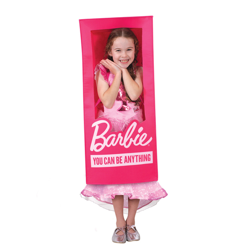 Mattel Barbie Lifesize Doll Box Kids/Children Halloween Costume