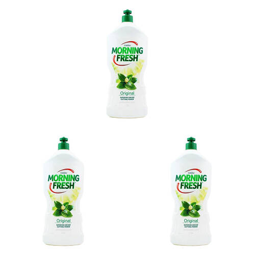 3PK Morning Fresh Dishwashing Liquid 1.25L Original - Clear