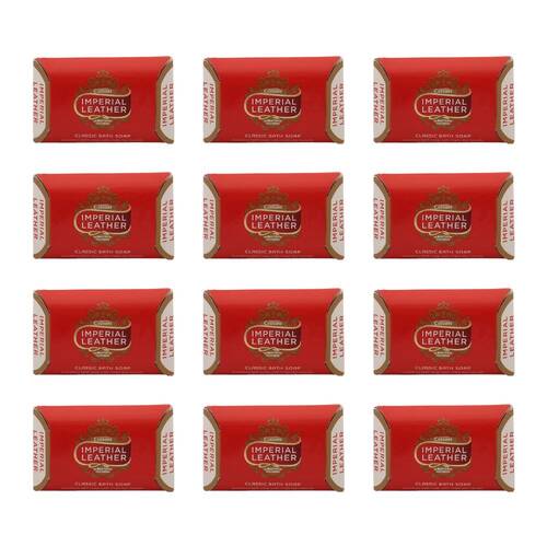 12PK Imperial Leather Cleansing & Moisturising Cussons Red Bar Soap 100g