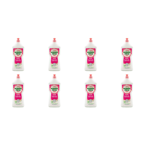 8PK Morning Fresh Concentrated Dishwashing Liquid 680ml Cucumber & Aloe Vera