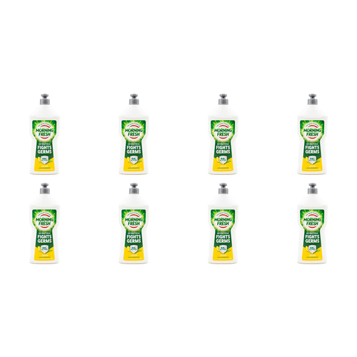 8PK Morning Fresh Concentrated Dishwashing Liquid Antibacterial 680ml Lemon