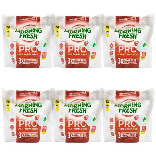 180pc Morning Fresh Dishwasher Tablets Pro Performance Lemon