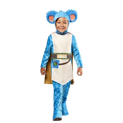 3pc Nubs Young Jedi Jumpsuit/Headpiece/Cape Kids Costume Set Size T - Blue
