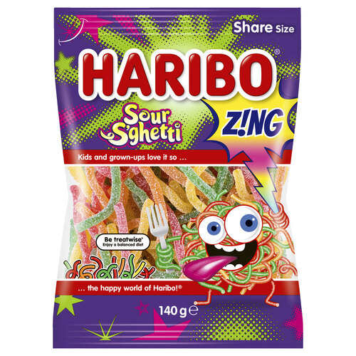 Haribo Sour S'ghetti 140g