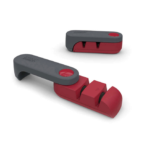 Joseph & Joseph Rota Knife Sharpener Dark Grey/Red