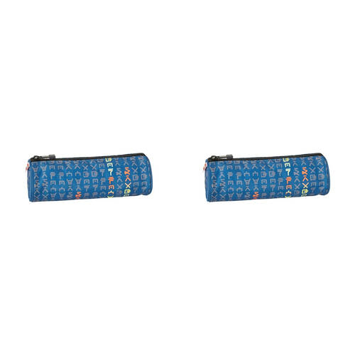 2PK Lego Round Pencil Roll Case Storage Lego Ninjago Family 23x8cm