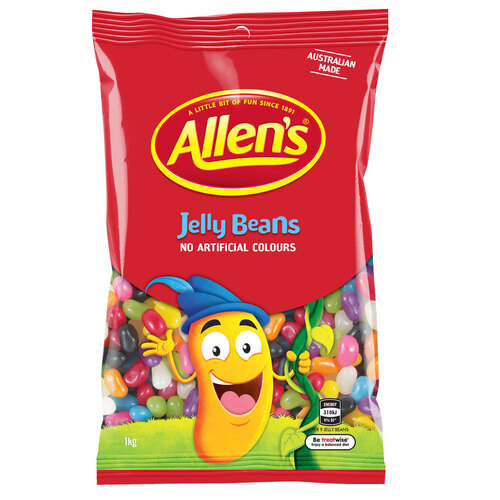 Allen's 1kg Assorted Jelly Beans Bag