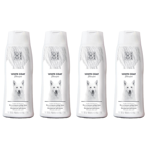 4PK M-Pets 250ml White Coat Dog/Puppy Shampoo Pet Cleaning Care Hygiene Grooming