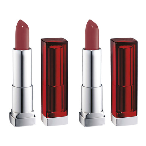 2PK Maybelline 4.2g Color Sensational Lipstick 645 Red Revival