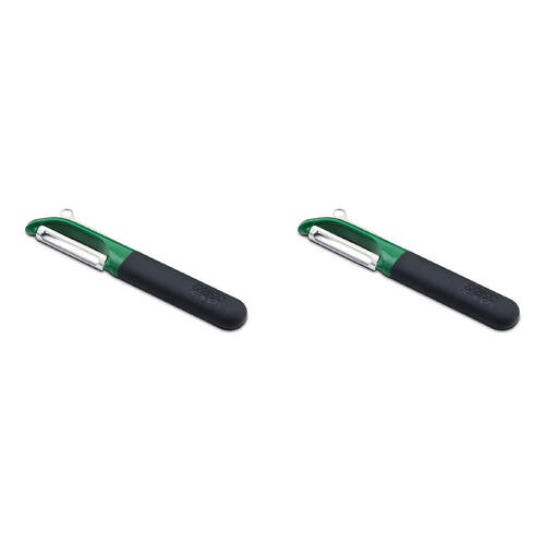 2PK Joseph & Joseph 17cm Multi-Peel Straight Peeler - Green
