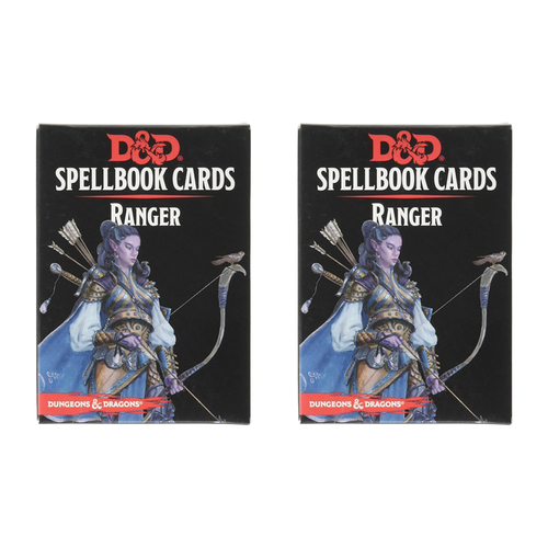 2PK Dungeons & Dragons Spellbook Cards Ranger Deck Game 12y+