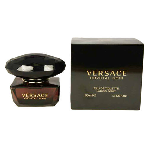 Versace Crystal Noir Womens Fragrance EDT Eau De Toilette Spray Bottle 50mL