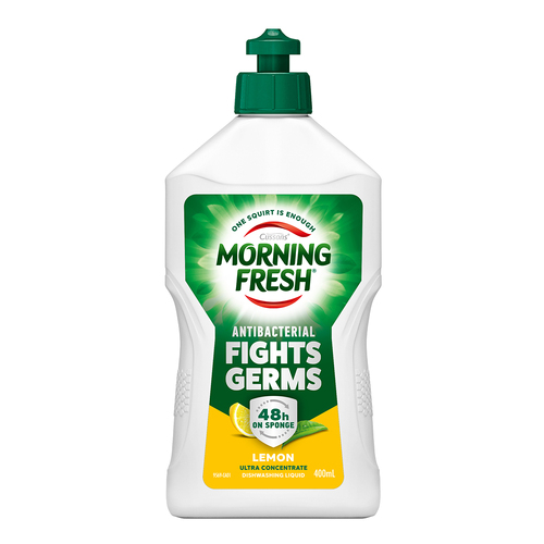 Morning Fresh 400ml Dishwashing Liquid Antibacterial Ultra Concentrate Lemon