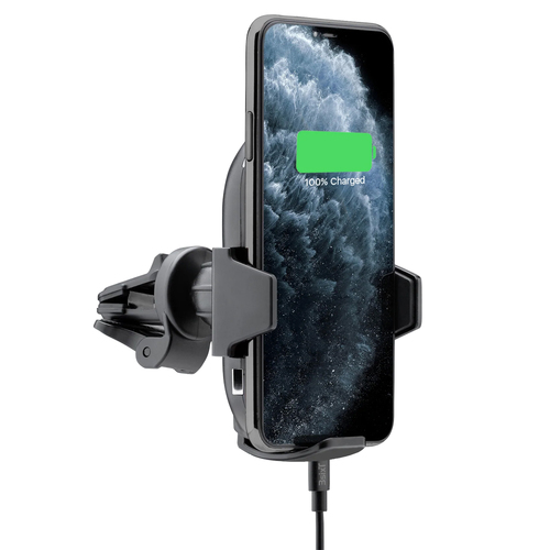 3sixT Prime Motorised Vent Mount 15W Charger For Smartphones - Black
