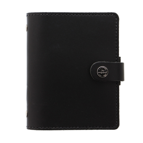 Filofax The Original Pocket Organiser Leather Black
