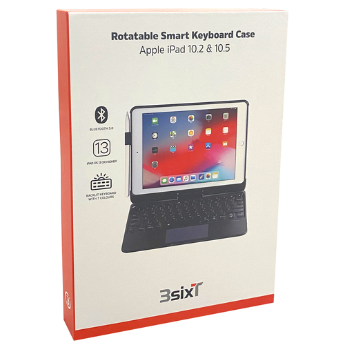 3sixT 3S-2290 Apple Smart Keyboard Case For iPad 10.2/10.5 Gen 7/8/9