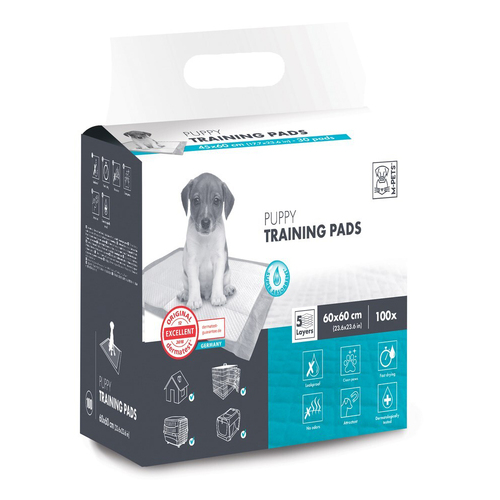 100pc M-Pets 60cm Puppy/Senior Dog Pet Carbon Training Pad Fast Drying Pee Mat 