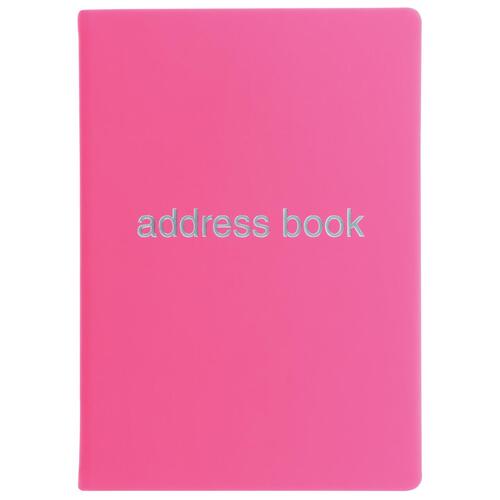 Letts Dazzle A5 Address Book Pink Home Office Stationery
