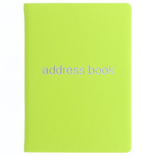 Letts Dazzle A6 Address Book Pear Home Office Stationery